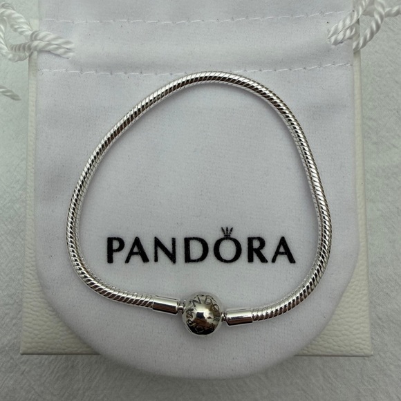 Pandora Classic Silver Bracelet 7.5in - Picture 3 of 6